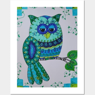 Cool owl Posters and Art